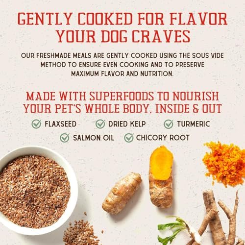 Stella & Chewy's FreshMade Frozen Fresh Grain-Free Chick-a-Lick'n Dog Food, 16-oz Pouch (Pack of 4)