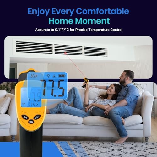 Etekcity Infrared Thermometer Laser Temperature Gun, -58°F~1130°F