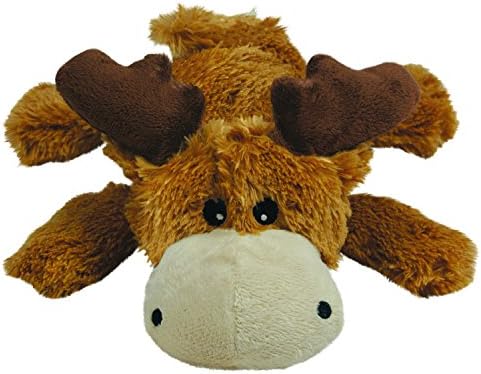 KONG - Cozie Marvin Moose - Indoor Cuddle Squeaky Plush Dog Toy - for Medium Dogs…
