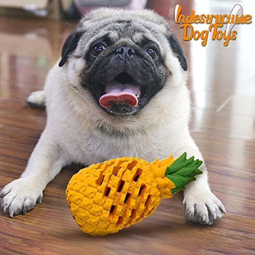 Indestructible Pineapple Dog Toy - Gaint Aggressive Chewers Training