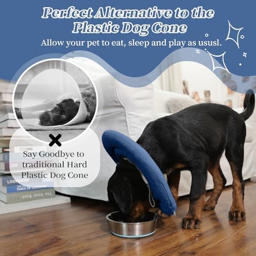 IDOMIK Dog Recovery Collar, Waterproof Soft Dog Cone After Surgery