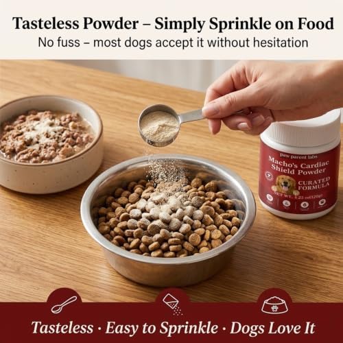 Paw Parent Cardiac Shield Powder,Macho Secret Powder-4.23oz