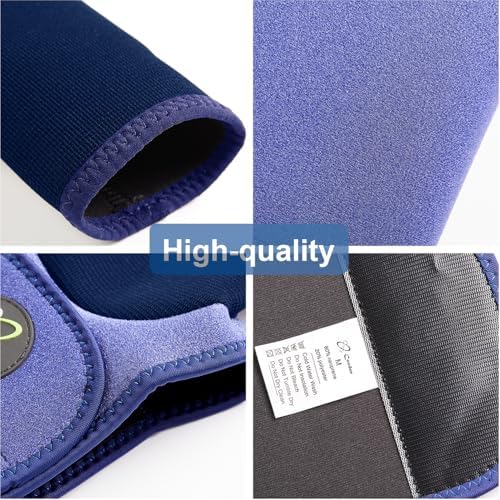 Coodeo Dog Recovery Suit, Cone Collar Alternative, Abrasion Resistant Dog Recovery Sleeve, Washable 2.5mm Thick and Waterproof, Pet Wounds Prevent Licking, Bite, Keep Dry（Purple，2XL