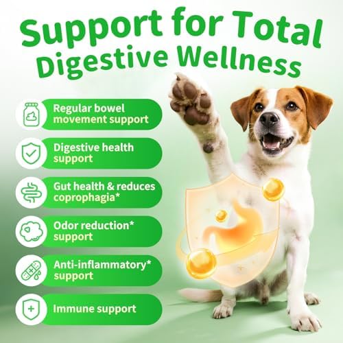 Dog Probiotics & Digestive – Pumpkin Fiber Chews for Gut Health