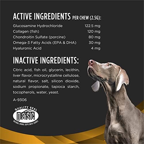 Purina Pro Plan Veterinary Supplements for Joint Mobility, Cartilage Support and Healthy Skin and Coat, Joint Care Soft Chews for Small and Medium Breed Dogs, 30 Count (Pack of 2)