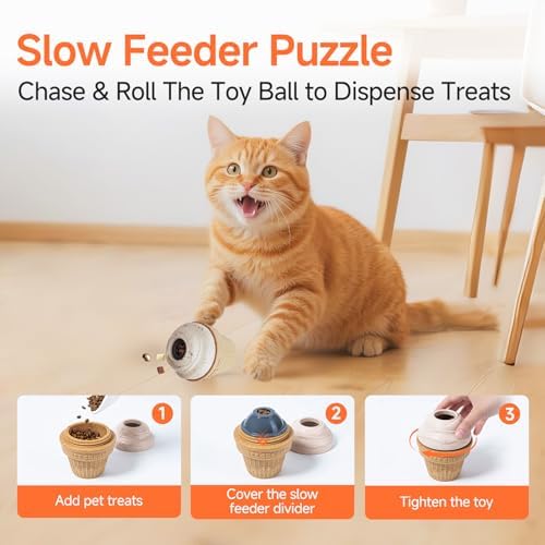 Interactive Dog Toys Freezable Treat Dispensing Puzzle Toy Long-Lasting Busy Toy Chew Toy to Reduce Boredom & Anxiety, Long-Lasting Busy Toy for Small Medium Large Dogs