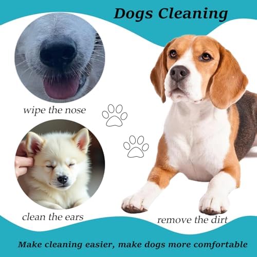 6 Inch Long Cotton Swabs,Large Cotton Buds with Bamboo Handle for Dogs 500pcs