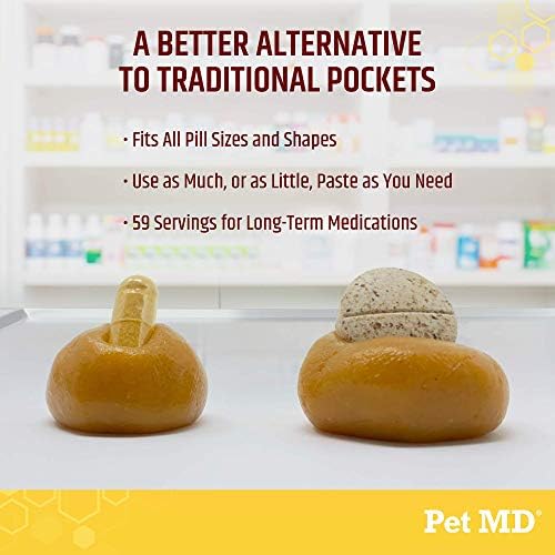 Pet MD Wrap A Pill Cheese & Bacon Flavor Pill Paste for Dogs - 8 oz