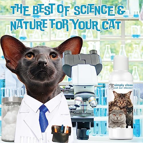 The Blissful Cat Simply Clean Ear Cleaner, 4-Ounce