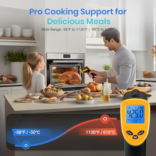 Etekcity Infrared Thermometer Laser Temperature Gun, -58°F~1130°F