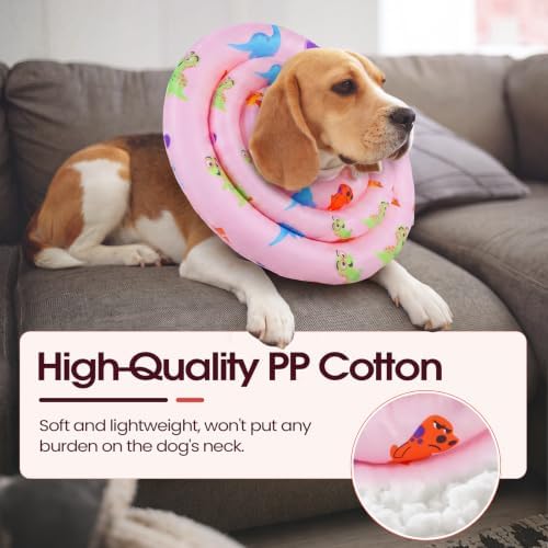 IDOMIK Soft Dog Cone After Surgery, Waterproof Dog Recovery Collar