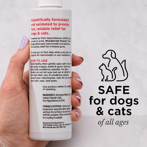 Wondercide Rescue - Oral Spray for Dogs and Cats - 8.5 oz