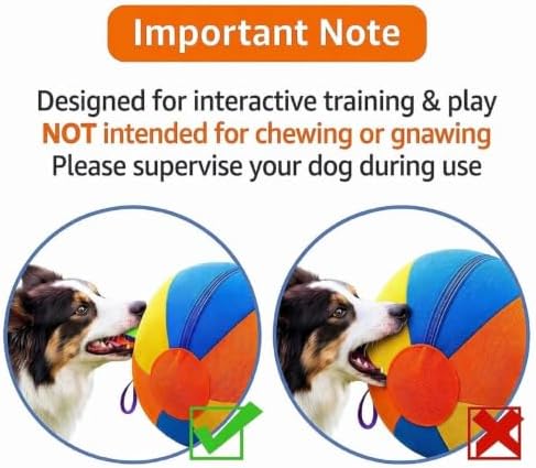 Herding Ball for Dogs, 21.6" XL Outdoor Dog Balls for Medium Large Breeds