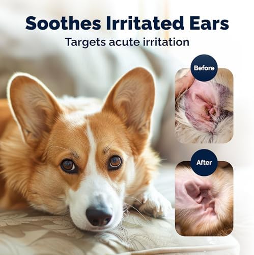 Vetnique Oticbliss Dog Ear Infection Drops & Medicated Ear Wipes Bundle