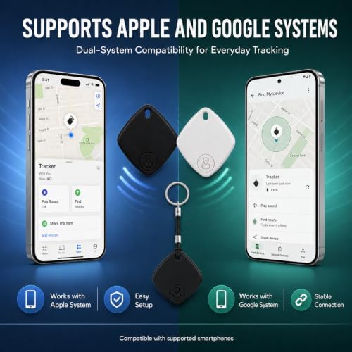 Itagpro GPS Tracker, Real-Time Global Location and Two-Way Finder for iOS and Android, with Lanyards，Black：2-Pack