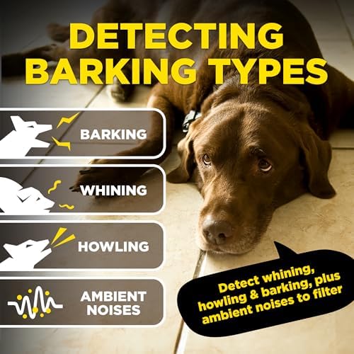 Dogtra Smart NOBARK with Titanium Contact 3/4" | Smart Bark Detection for Whining & Barking, 33 ft Range, App Notifications, Behavior Report, Waterproof, 10 lbs+, Ideal for Short-Haired Dogs