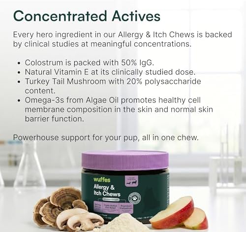 Wuffes Allergy & Itch Chews for Dogs