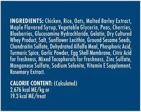 Zuke’s Hip Action, Hip And Joint Support Treats, Soft And Chewy Natural Dog Chicken Treats, Chicken Recipe - 6.0 OZ Bag