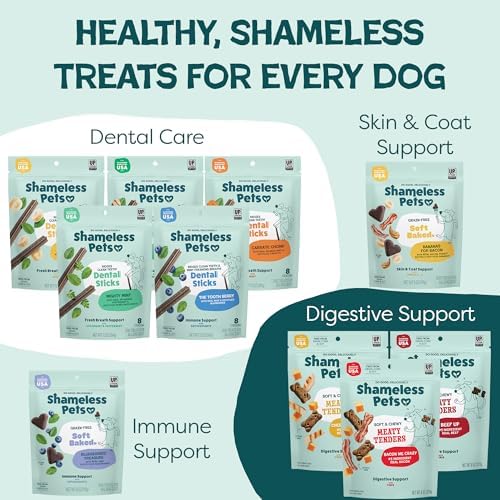Shameless Pets Cheeky Chicken Meaty Tenders, Soft Dog Treats, 1.5lb