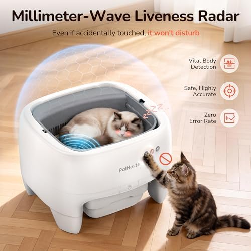 Self Cleaning Cat Litter Box, Open Top Automatic Litter Box