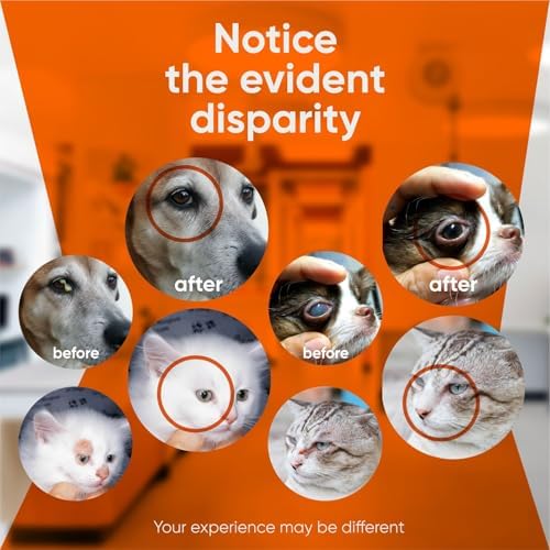 Dog Eye Drops – Vet Recommended Pet Eye Drops to Clean and Soothe Eye Infections, Allergies, Dry & Pink Eyes, Tear Stain Remover for Dogs, Cats, Horses & Birds (30 ml)