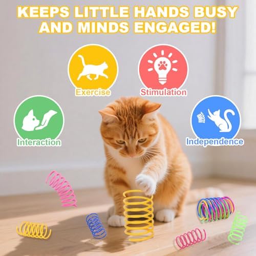 2Pcs Interactive Cat Toys with Bird Sounds for Indoor Cats ＆Small Dog Play