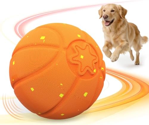 Invengo Interactive Dog Ball, Automatic Rolling Dog Toys with 3 Play Modes