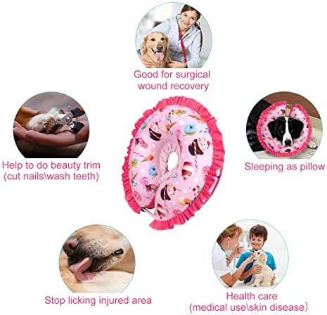 CuteBone Dog Recovery Cone for Small Medium Dogs & Cats