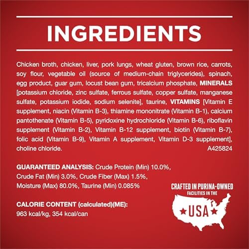 Purina ONE Tender Cuts Heart & Brain Health Wet Dog Food, 13 oz. Can