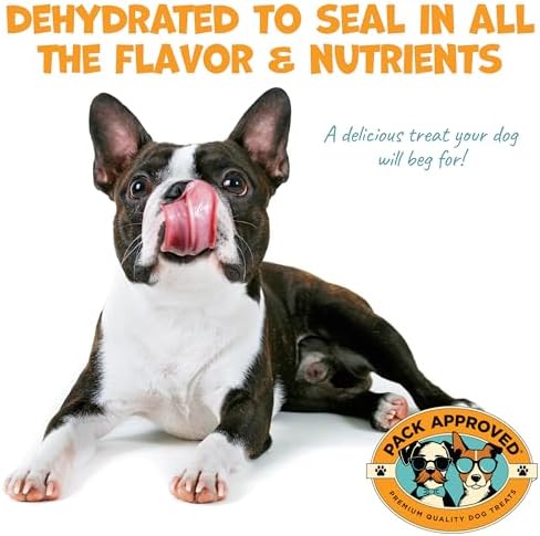 Pack Approved Dehydrated Beef Heart Dog Treats - 3.5oz