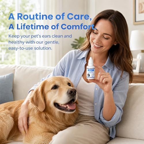 RZXEA Pet EarPro Drops, 2026 New Professional Ear Drops for Dogs and Cats, Relieves Itching (1 Bottle)