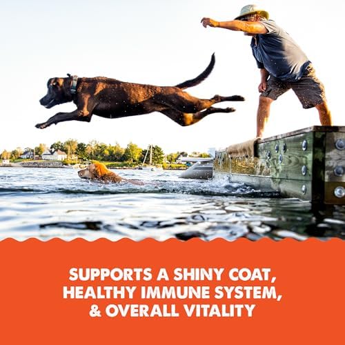 Grizzly Salmon Plus, Salmon Oil Dog Food Supplement, Omega 3-6-9, 8 oz