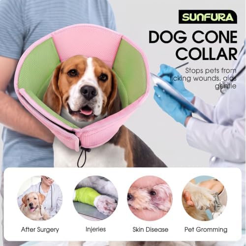 Dog Cones for Medium Dogs Soft Cone for Dogs to Stop Licking