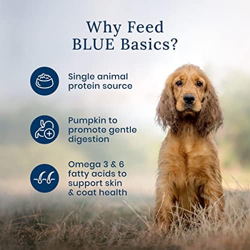 Blue Buffalo Basics Salmon Wet Dog Food Topper, 2.5 oz, 12 ct