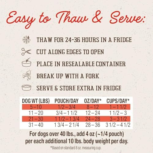 Stella & Chewy's FreshMade Frozen Fresh Grain-Free Savory Sea Dog Food, 16-oz Pouch (Pack of 4)