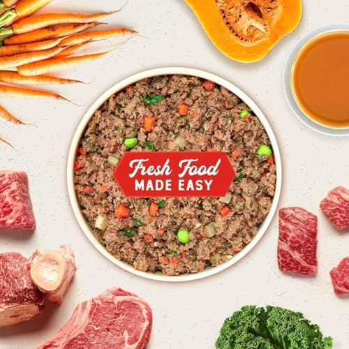 Stella & Chewy's FreshMade Frozen Fresh Grain-Free Beefy-Licious Dog Food, 16-oz Pouch (Pack of 12)