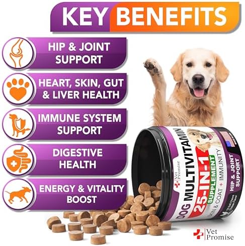 (2 Pack) Dog Multivitamin Chewable - 240 Ct - Dog Vitamins and Supplements