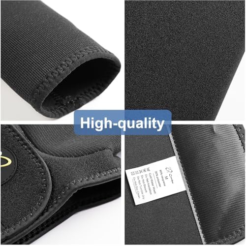 Coodeo Dog Recovery Suit, Cone Collar Alternative, Abrasion Resistant Dog Recovery Sleeve, Washable 2.5mm Thick and Waterproof, Pet Wounds Prevent Licking, Bite, Keep Dry (Black, XL)