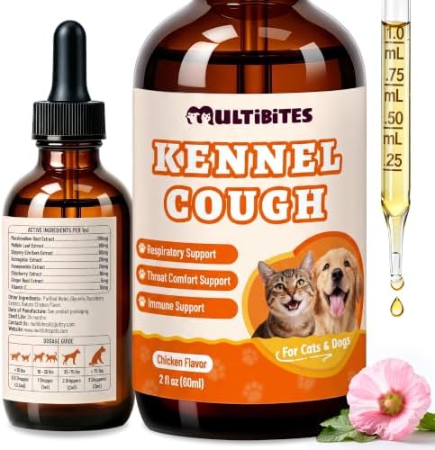 Kennel Cough Relief for Dogs & Cats - 2oz Herbal Drops