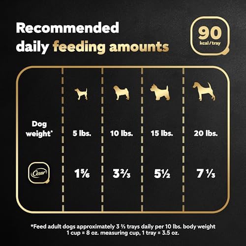 Cesar Classic Loaf in Sauce Adult Wet Dog Food Grilled Steak & Eggs Flavor, 3.5 oz Easy Peel Trays, 24 Count (Pack of 2)