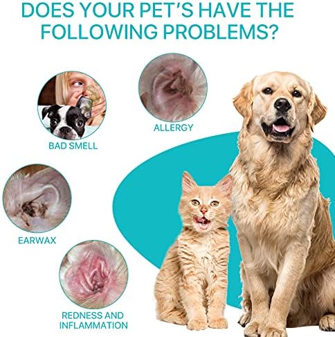 Dog Ear Powder for Hair Removal, Ear Infection Treatment for Dog & Cat, 30g
