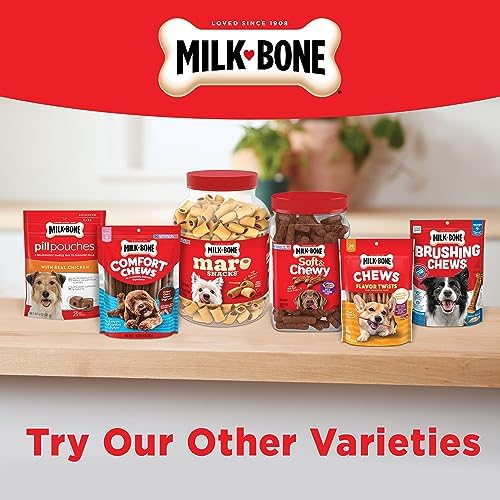 Milk-Bone MaroSnacks Dog Snacks, Halloween Dog Treats, 25 oz. Canister (Pack of 2)