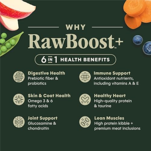 Instinct RawBoost, Dry Dog Food + Freeze Dried, Real Beef, 20 lb. Bag