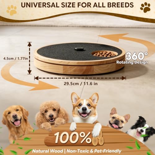 Dog Nail Scratch Board with Treat Box, Dog Scratch Pad for Nail File