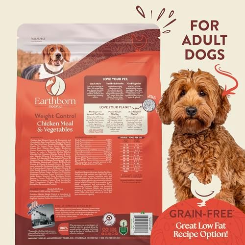 Earthborn Holistic Weight Control Chicken Grain-Free Dry Dog Food 25 lb