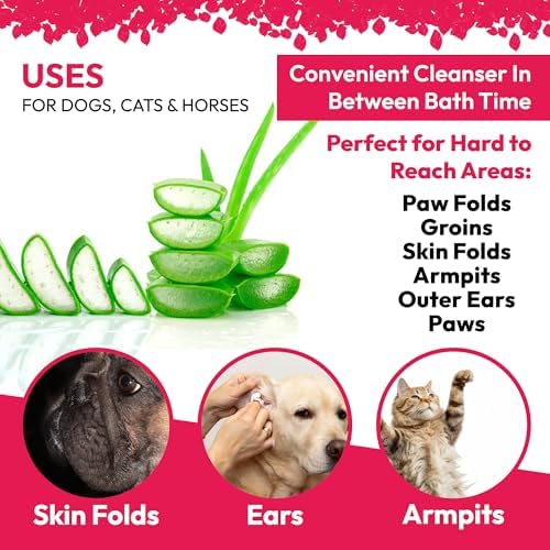 Chlorhexidine & Ketoconazole Medicated Dog & Cats Wipes 100ct Wipes for Hot Spots, Flaky Skin, Red Itchy Irritated Paws, Helps Clean, Deodorize,Irritated Skin Folds NDC: 86176-204-10 (Made in U.S.A)