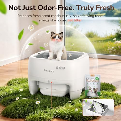 Self Cleaning Cat Litter Box, Open Top Automatic Litter Box