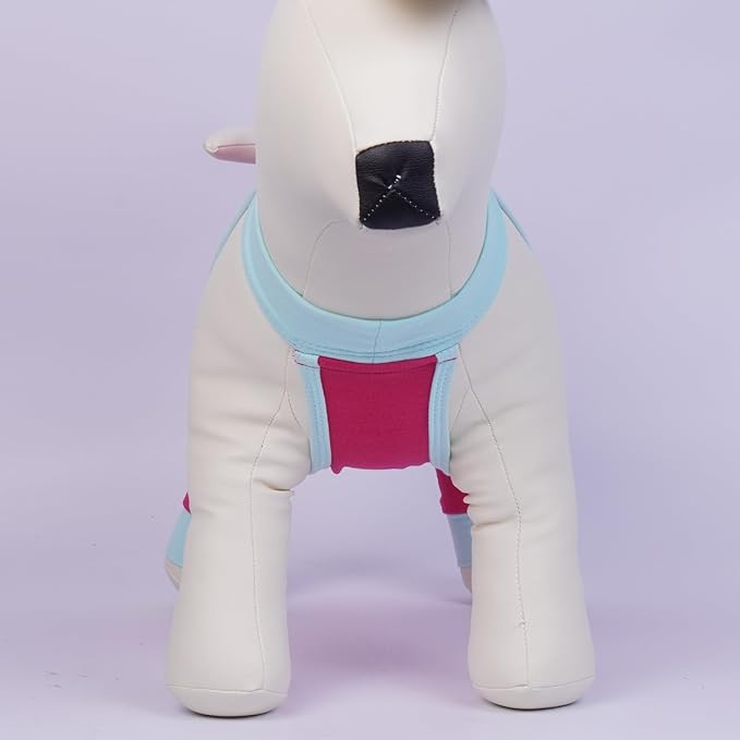 ROZKITCH Dog Surgery Leg Sleeve Rear Legs, Male Female Pet Prevent Licking Wound Elbow Knee Protector, Dog Recovery Suit Cone Collar Alternative Pants Shirt for Wound Heal Wrap Pink L