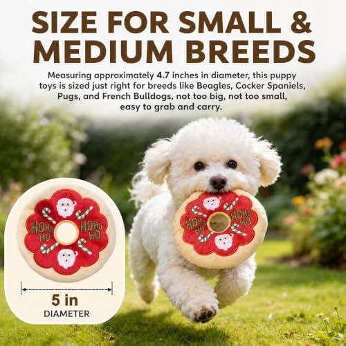 Pizza Dog Squeak Toy, 1 Pack (Yellow)