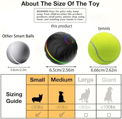 Interactive Dog Toys Dog Ball,Anti Boredom Dog Toys,Durable Motion Activated Automatic Rolling Toys for Small/Medium Dogs,Moving Ball for Dogs to Keep Them Busy,Dog Bows,Fruity Plush Covers(Green)